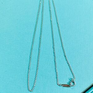 Tiffany & Co 18k gold chain 20” New with box  MSRP $550